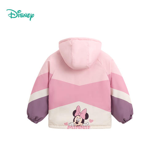 迪士尼女童夹棉外套棉服连帽外套ZD4DS017 商品图4