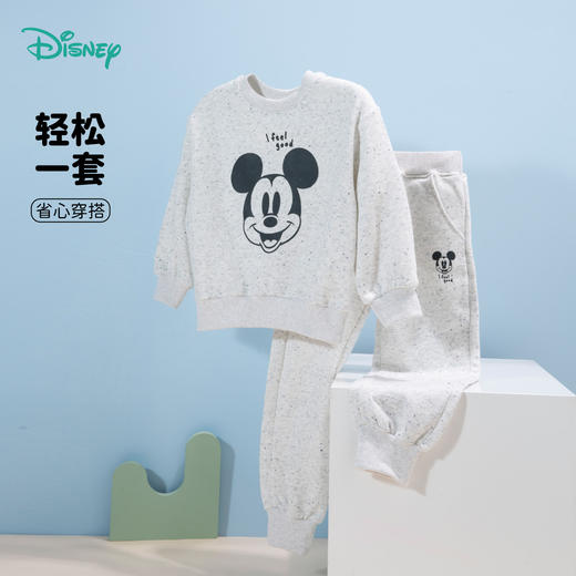 迪士尼女童米奇卡通套头卫衣套装HSND24075 商品图0