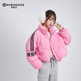 【设计师专柜】罗宾汉云感泡芙轻量化短款羽绒服女款立领R238Y5929★