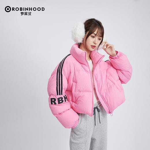 【设计师专柜】罗宾汉云感泡芙轻量化短款羽绒服女款立领R238Y5929★ 商品图0