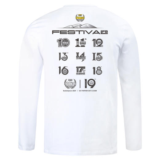 B英雄会第10届-19届特别纪念款长袖微弹T恤衫户外休闲文创服饰 NMT-2168 商品图5