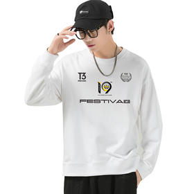 B第十九届阿拉善英雄会T3简约设计文化纪念圆领卫衣秋冬队服 NMT-2171