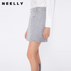 NEELLY纳俪2024秋商场同款a字包臀裙女新款小个子显瘦半身裙短裙N24083E01149 商品缩略图0