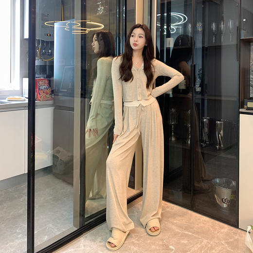 sensuel极简轮廓 秋日通勤套组/上衣+裤子套装 商品图0