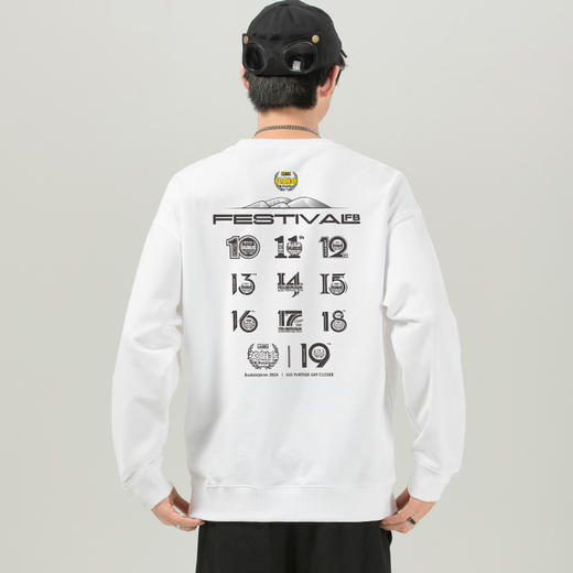 B第十九届阿拉善英雄会T3简约设计文化纪念圆领卫衣秋冬队服 NMT-2171 商品图1