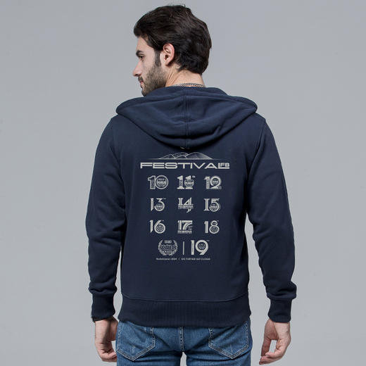 B第十届-十九届阿拉善英雄会特别纪念款带帽拉链卫衣可队服定制 NMT-2176 商品图1