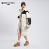 ROBINHOOD撞色拼接长款羽绒服时尚百搭H版型显瘦-R238Y6964（黑色） 商品缩略图3