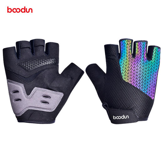 boodun自行车手套夏骑行半指透气男公路山地车女单车硅胶减震装备 商品图2