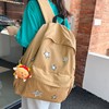 五角星书包女 大学生小众少女背包 ins百搭简约大容量双肩包  开学季新款书包 商品缩略图0