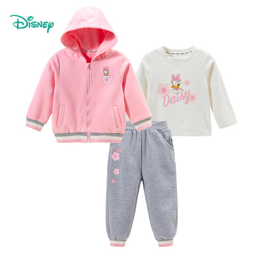 迪士尼新款男女童套装三件套ZD3DT005 商品图10