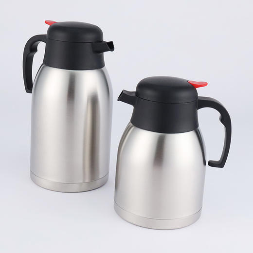 不锈钢真空保温壶 餐厅办公室保温暖水瓶家用便携式咖啡壶 商品图2