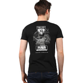 C款越野e族第十九届英雄会创意设计文化纪念T恤衫短袖全棉定制队服 NMT-2166