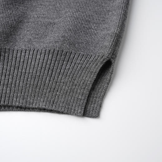 ROMI STUDIO“感知秋意”12s巴素兰绵羊毛混纺珠地针织开衫442W9099 商品图4