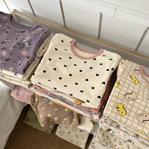 【儿童羊毛拉架保暖内衣家居服】A类秋冬睡衣男女童宝宝中小大童卡通 商品图3