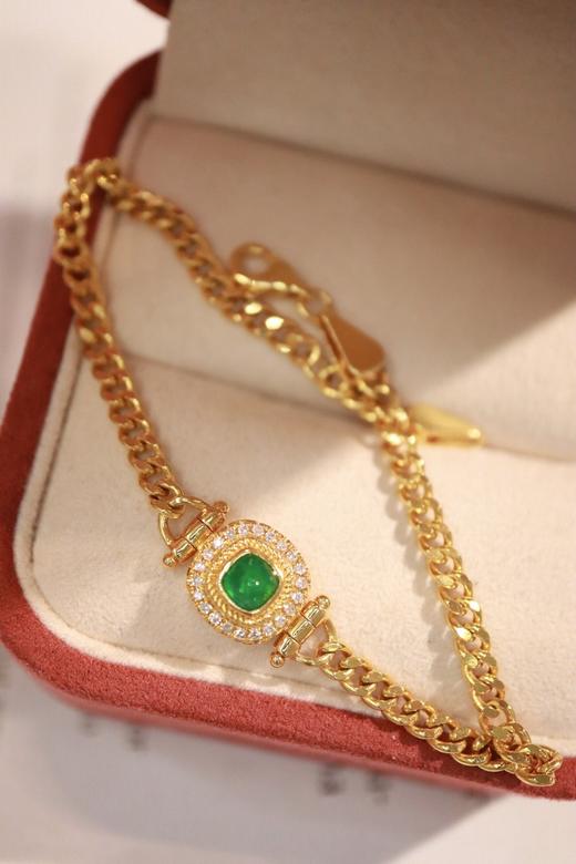 0.32ct 祖母绿手链 商品图0