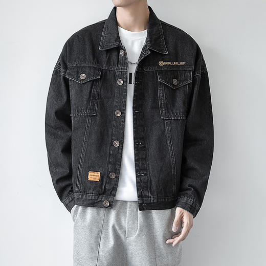【YW】无忧购韩系ins宽松休闲百搭牛仔外套607（截单后7天发货)25年清仓捡漏 商品图3