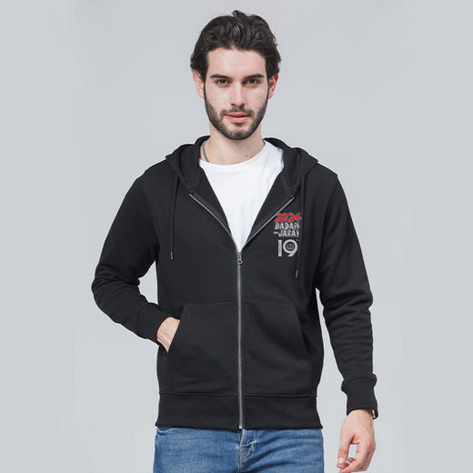 A英雄会拉链带帽卫衣全棉个性潮流越野图案开衫阿拉善定制队服 NMT-2173 商品图0