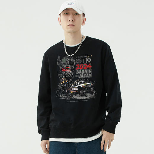 A第19届英雄会越野车文化队服定制圆领套头毛圈卫衣全棉休闲服 NMT-2170 商品图0