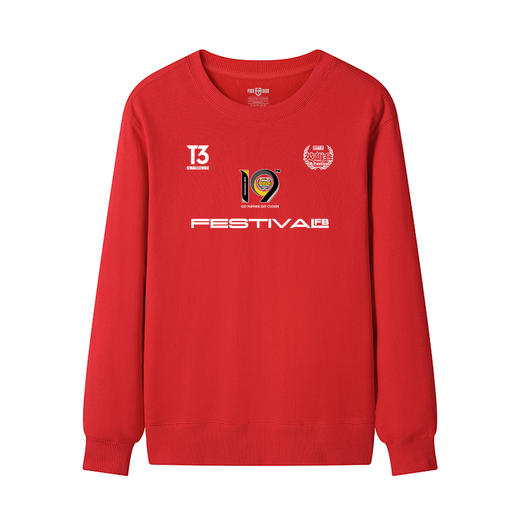 B第十九届阿拉善英雄会T3简约设计文化纪念圆领卫衣秋冬队服 NMT-2171 商品图4