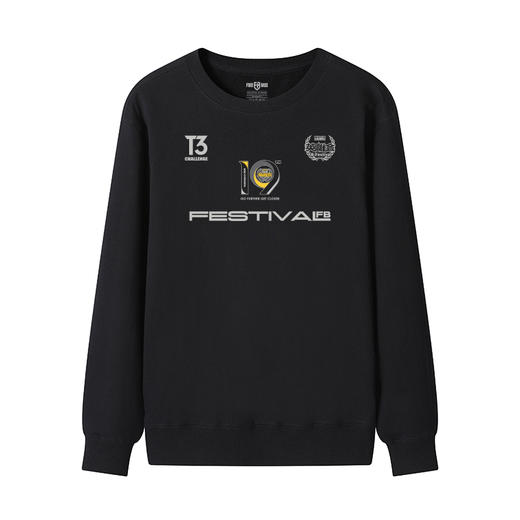 B第十九届阿拉善英雄会T3简约设计文化纪念圆领卫衣秋冬队服 NMT-2171 商品图2