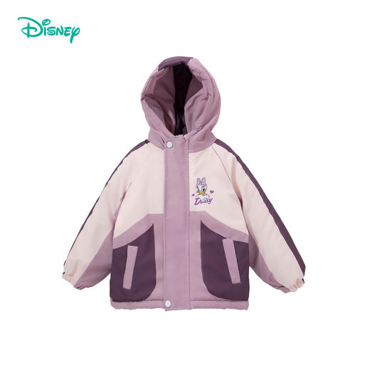 迪士尼女童夹棉外套棉服连帽外套ZD4DS016 商品图8