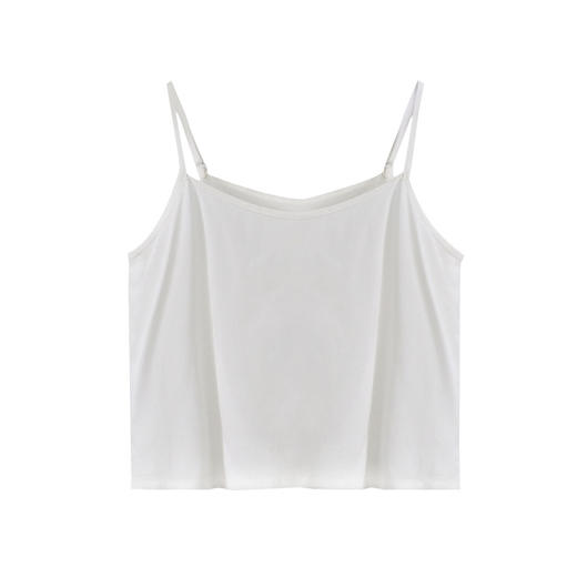 雀说新款吊带内搭女白色短款无袖背心外穿打底AL5867 商品图4