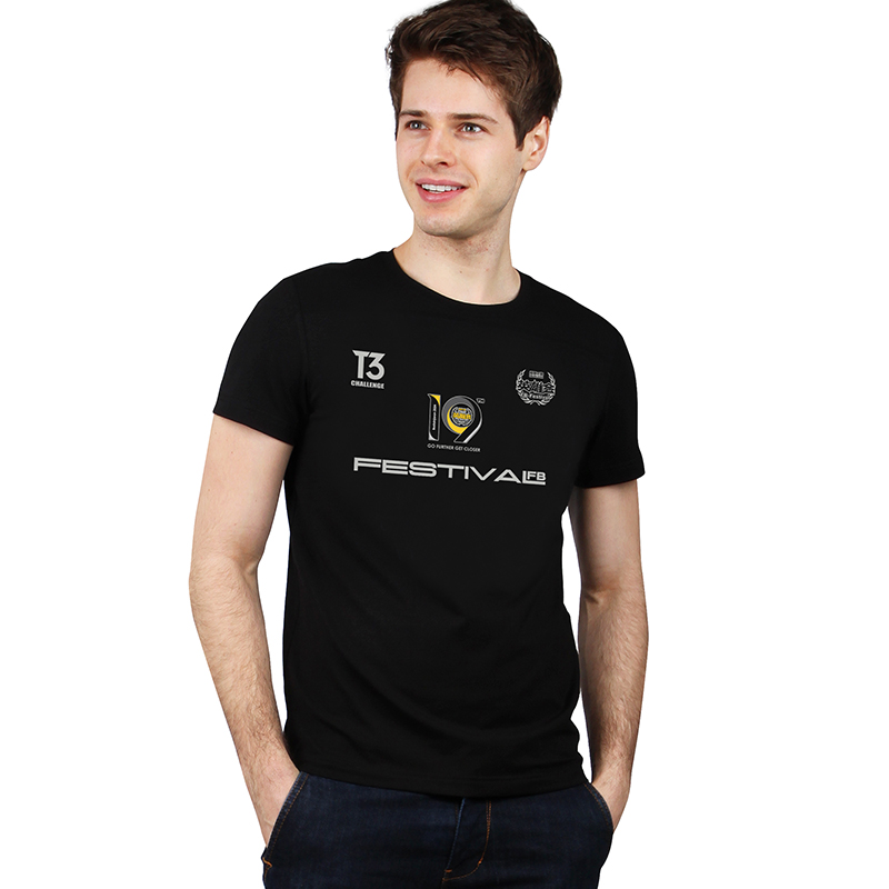 B款第10届-19届英雄会特别纪念款短袖T恤衫越野e族文创设计logo队服 NMT-2163