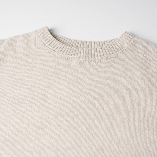 ROMI STUDIO “温柔已至” 绵羊毛山羊绒混纺长袖针织毛衫 432TS009 商品图2