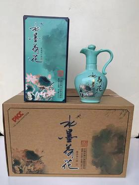 CJ秒杀水墨荷花浓香型白酒42度500ml*6/箱装Z-新建