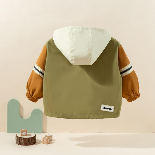 贝贝怡男童外套冲锋衣透气高颜值冲锋衣ZB3DS083 商品图3