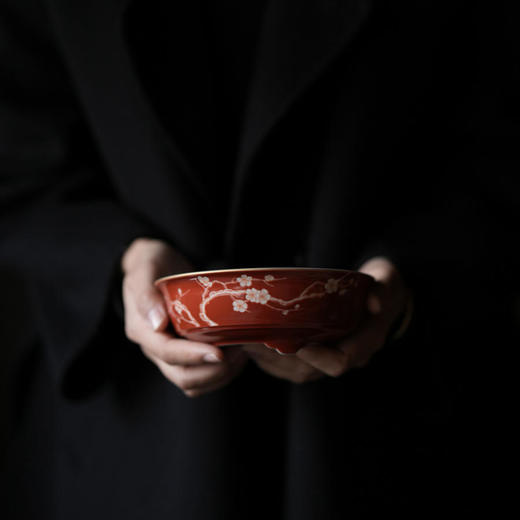 赋山叙 |红上红梅香壶承 商品图0