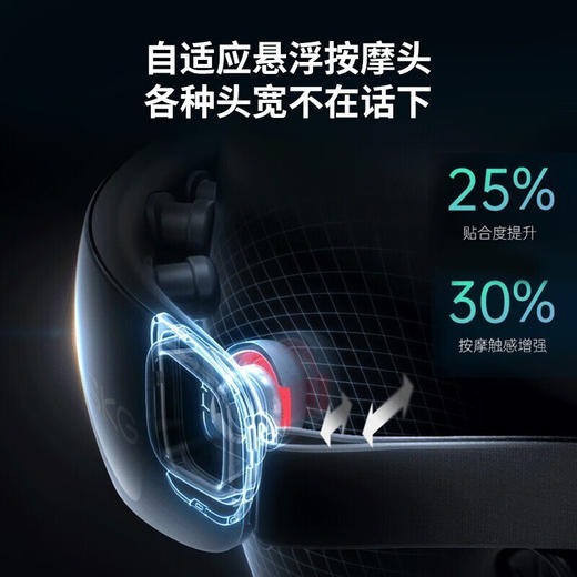 skg眼部按摩仪 恒温热敷睡眠眼罩 眼睛穴位分区按摩器蓝牙护眼仪 教师节送男女老师节日生日礼物 K5 商品图0