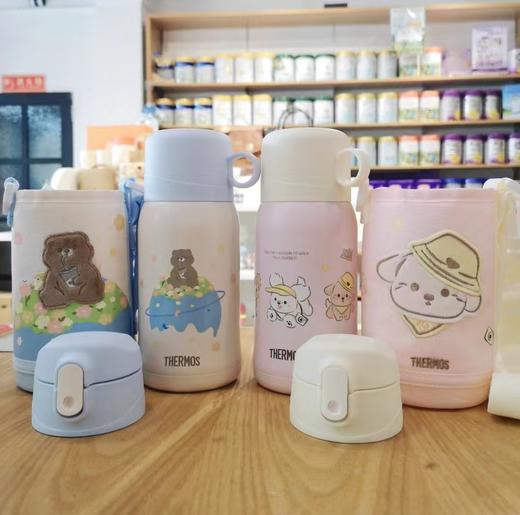 (10起少5元)THEMOS膳魔师一杯双盖保温杯550/580m（两种颜色）（含肩带+杯套） 商品图0