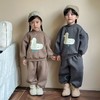 【儿童秋冬季休闲卫衣两件套】加绒男童女童运动2024新款宝宝春秋套装 商品缩略图0