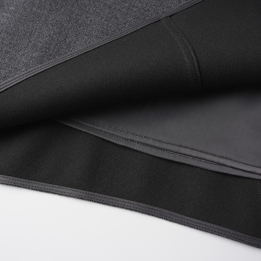 ROMI STUDIO“格雷高知”羊毛莫代尔混纺不规则A字针织半裙431X6001 商品图3