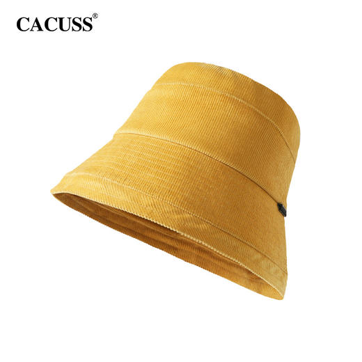 【cacuss帽】CACUSS帽子女秋冬百搭渔夫帽灯芯绒保暖水桶帽显脸小遮阳帽大头围PM166 商品图6