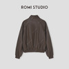 ROMI STUDIO“棕标甄选”全植鞣超薄羊皮哑光雾面立领皮衣 24AWW041 商品缩略图1