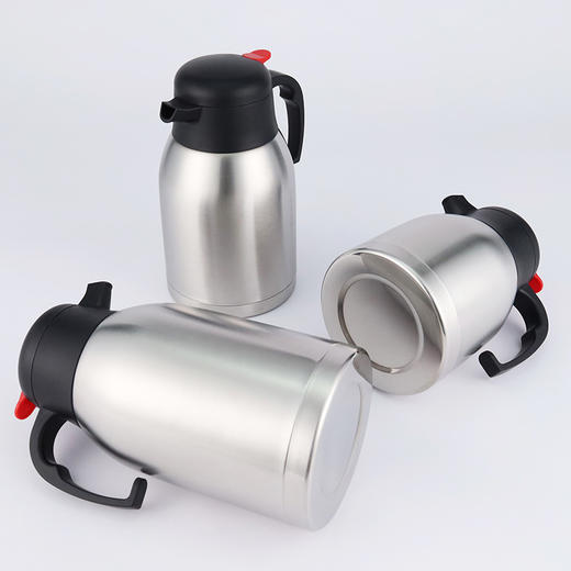 不锈钢真空保温壶 餐厅办公室保温暖水瓶家用便携式咖啡壶 商品图3