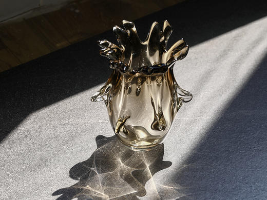 现代设计师款个性花插水培工艺品玻璃花瓶 商品图3