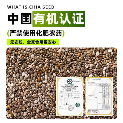 有机奇亚籽官方正品饱腹羽衣甘蓝粉奇亚籽肥减专用独立小包装 商品图2