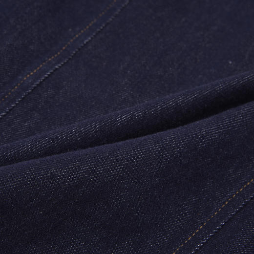 NEELLY纳俪2024秋季商场同款全棉圆领牛仔夹克外套女新款通勤上衣N24082C01111 商品图3