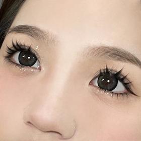 kikicon月抛美瞳 黑金百利 14.5mm