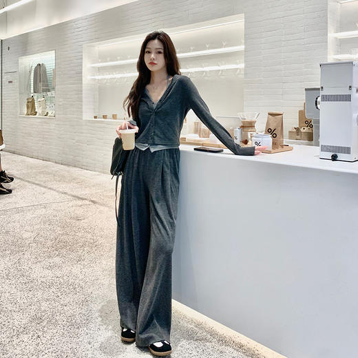 sensuel极简轮廓 秋日通勤套组/上衣+裤子套装 商品图3