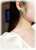 玻璃种艳绿无事牌耳钉【3171209】具体价格微信咨询 商品缩略图4