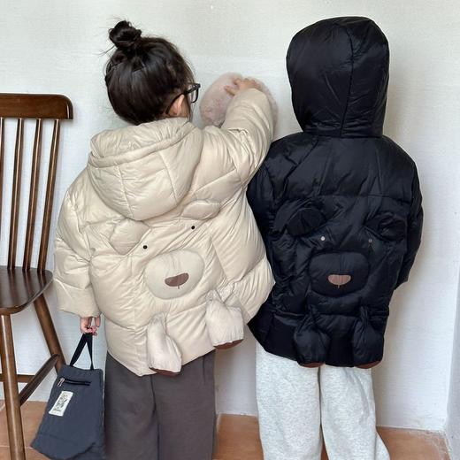 【新品特惠！】儿童羽绒服女童加厚连帽卡通冬季男童面包服2024新款冬装宝宝外套 商品图0
