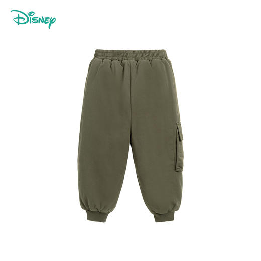  迪士尼男宝宝秋冬款夹棉保暖长裤ZD4DK018 商品图3
