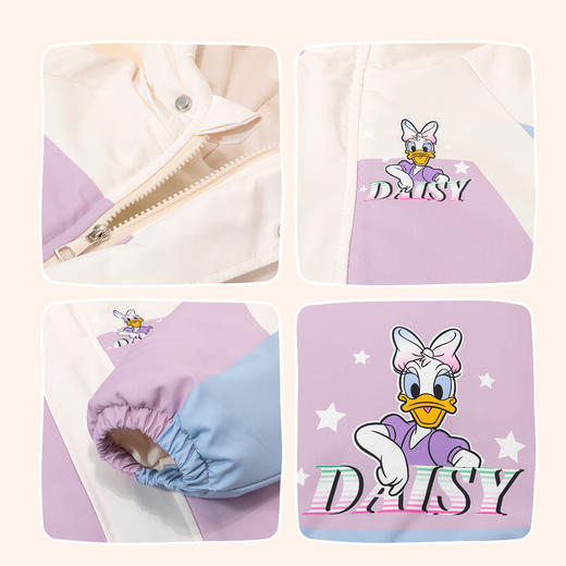 迪士尼女童夹棉外套棉服连帽外套ZD4DS017 商品图7