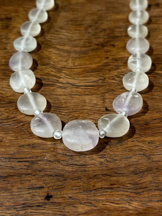 天然水晶高古老扁珠塔式項链，顺丰包邮 商品图1