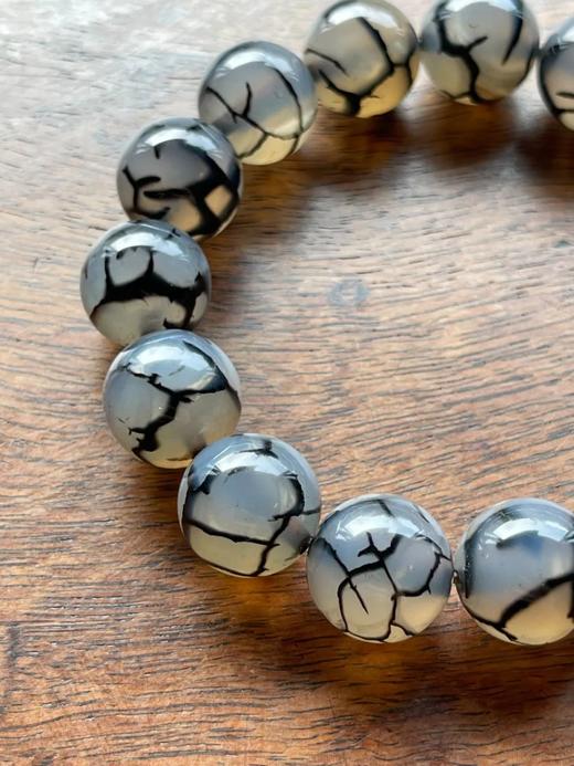 草花纹鱼脑冻玛瑙珠手链，顺丰包邮 商品图7