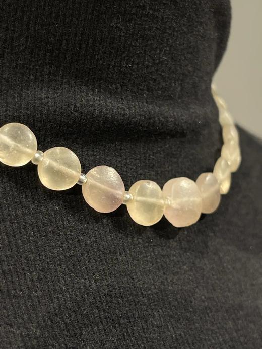 天然水晶高古老扁珠塔式項链，顺丰包邮 商品图4